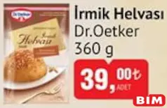 DR. OETKER İRMİK HELVASI 360 G DR. OETKER İRMİK HELVASI 360 G